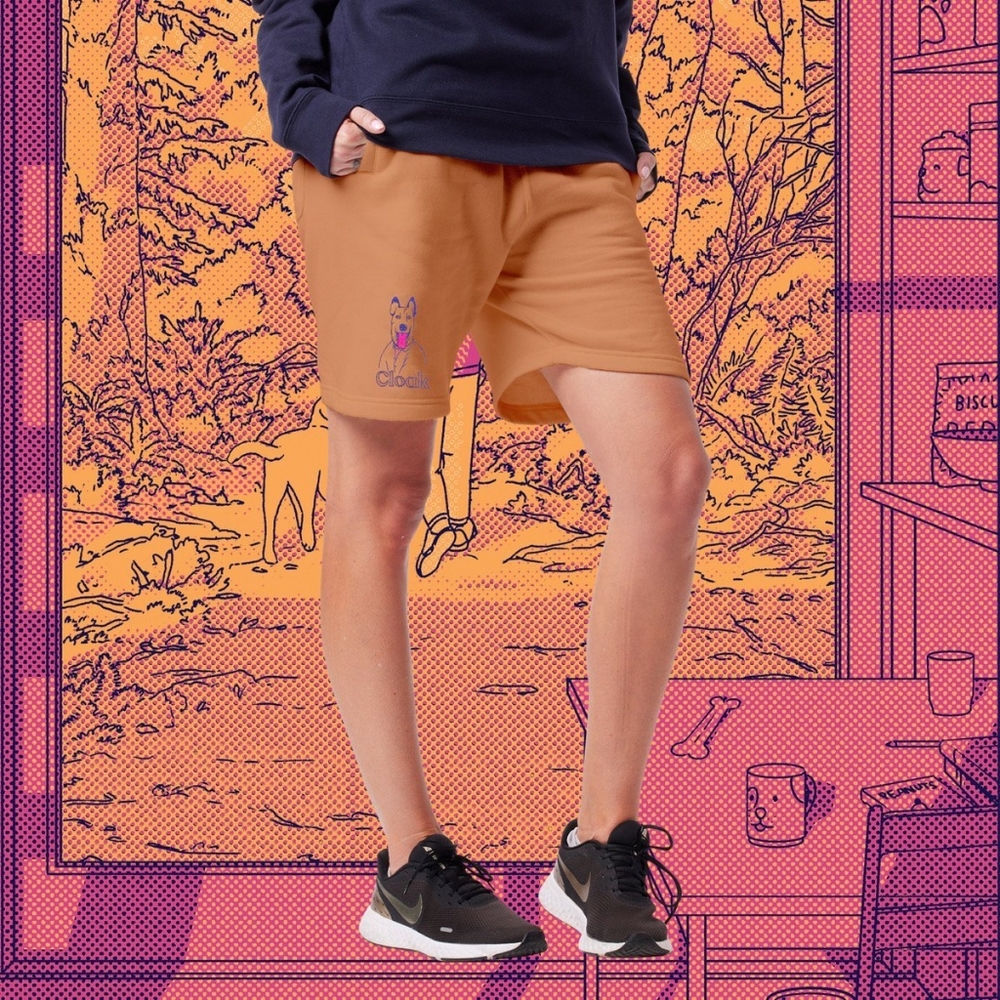 Dog Days shorts (Cloak Brand) Creamsicle size large